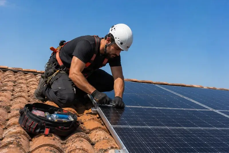 Maintenance et monitoring de panneaux solaires à Vestric-et-Candiac