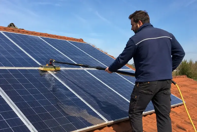 Nettoyage et entretien de panneaux solaires à Vestric-et-Candiac